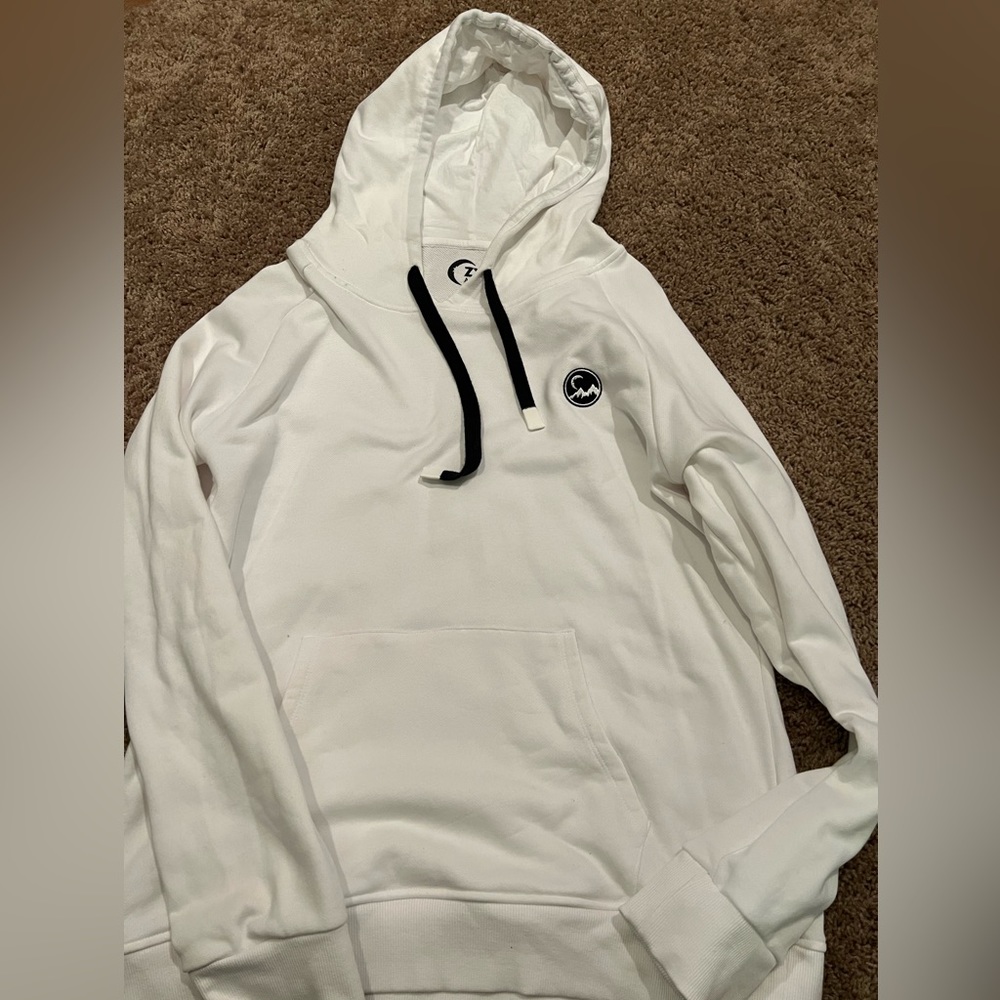 Zyia Active White Hooded Sweatshirt size XXL